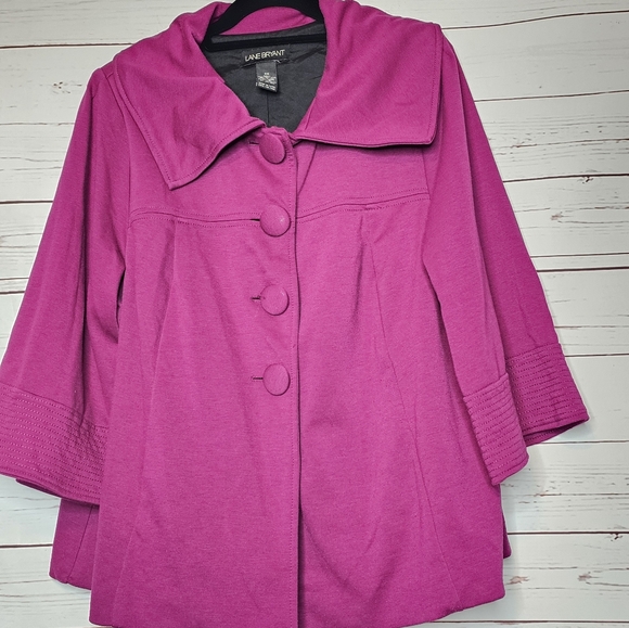 Lane Bryant Baby Doll Swing Jacket - Picture 7 of 8